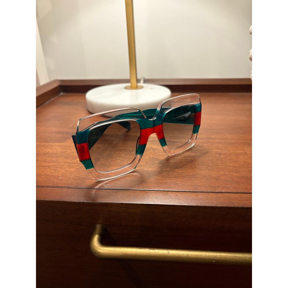 Gucci GG 0178 S- 001 MULTICOLOR/GREEN Sunglasses